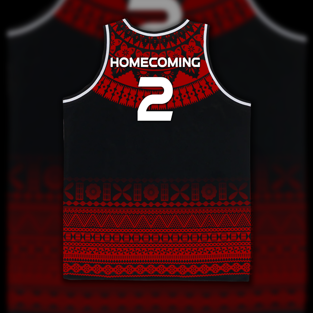 Red/Black Fiji Jersey