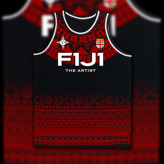 Red/Black Fiji Jersey